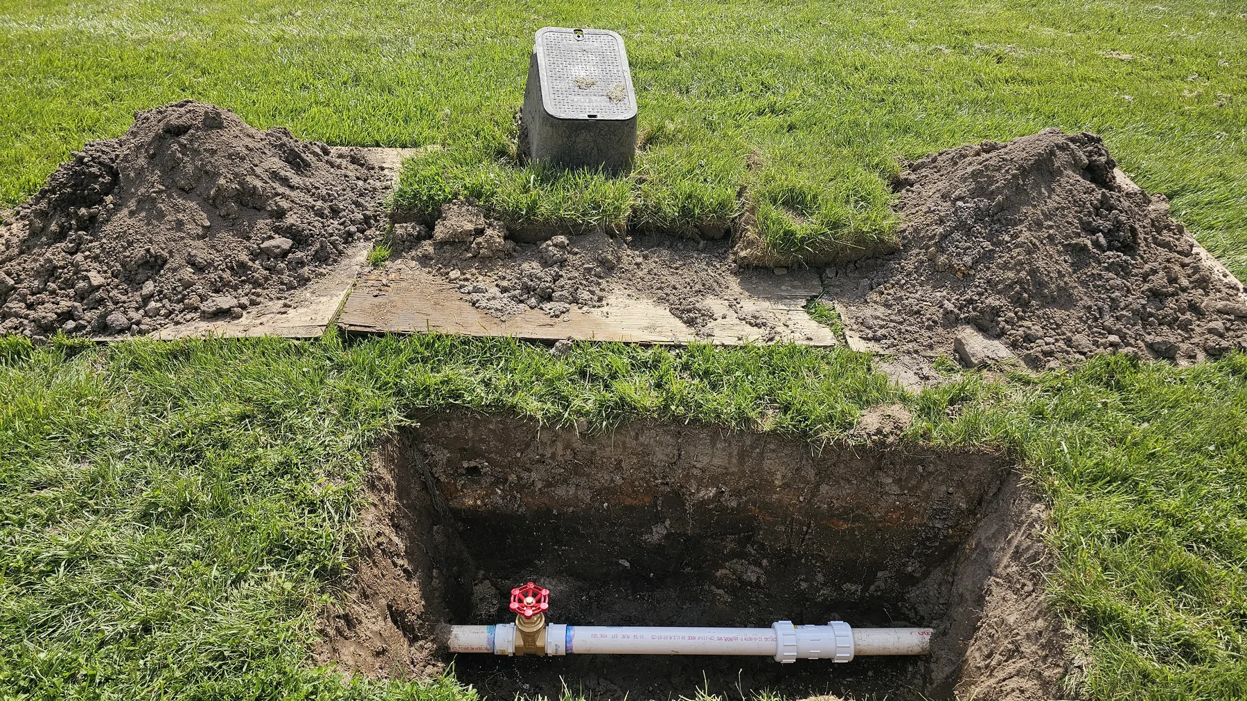 Irrigation head work
