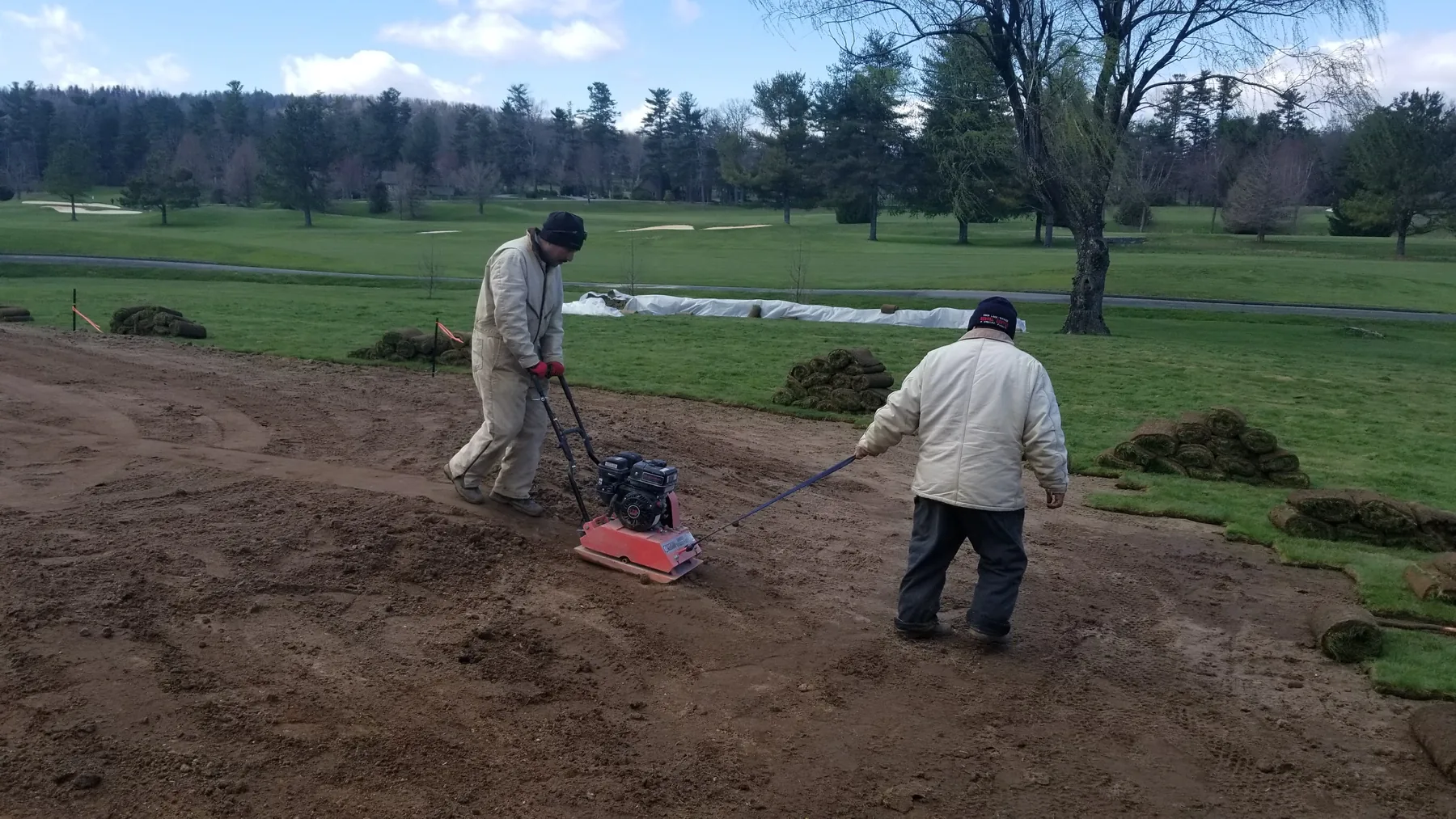 Compacting root-zone